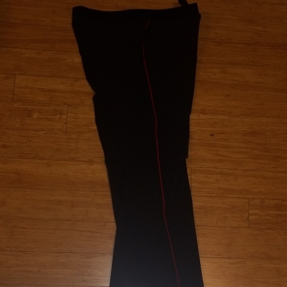 Worthington Navy Pants with Red Stripes - Picture 3 of 4